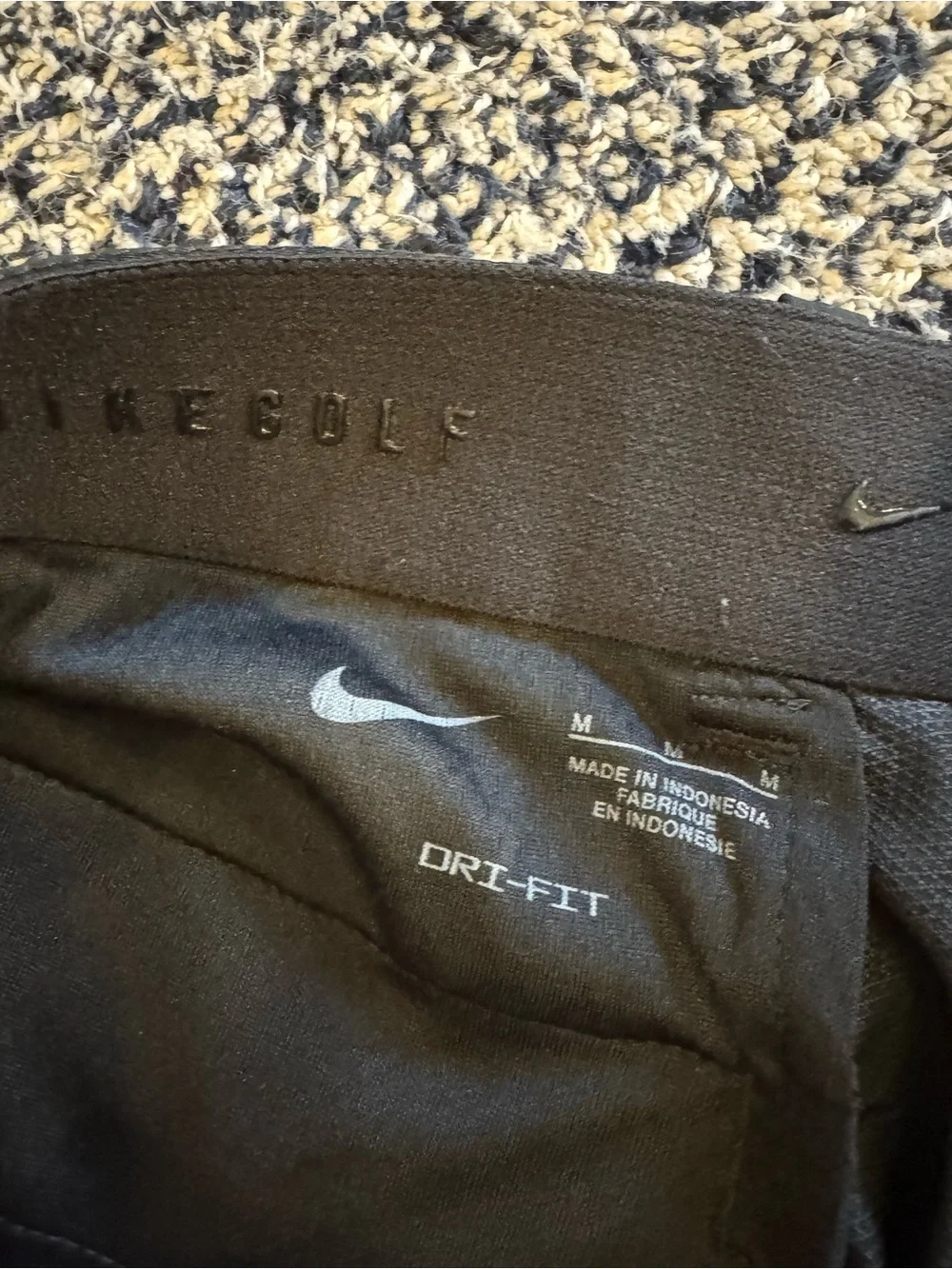Boy’s Nike golf dry fit Black Performance Shorts - Classic Fit